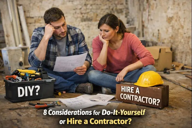 8 Considerations for Do-It-Yourself or Hire a Contractor